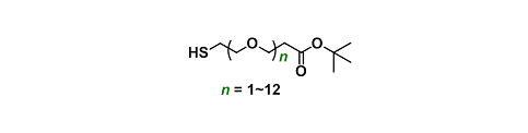 Thiol-PEGn-t-butyl ester